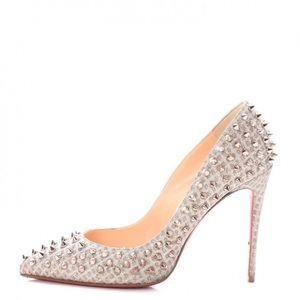 Silver Glitter Follies Spikes + Box/Heel Tips